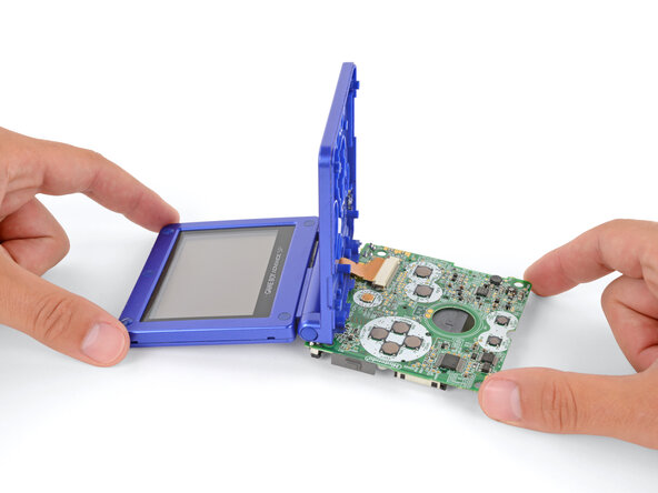 How to Reshell Your Game Boy Advance SP, Prop up the main body: crwdns2935265:014crwdnd2935265:02crwdnd2935265:03crwdne2935265:0