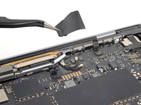 MacBook Pro 13" 2022 (M2) Thunderbolt Ports Replacement, Remove the antenna cable cover: step 17, image 2 of 2