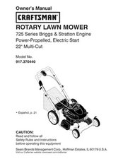 Craftsman Walk Behind Mower 917.370440 iFixit