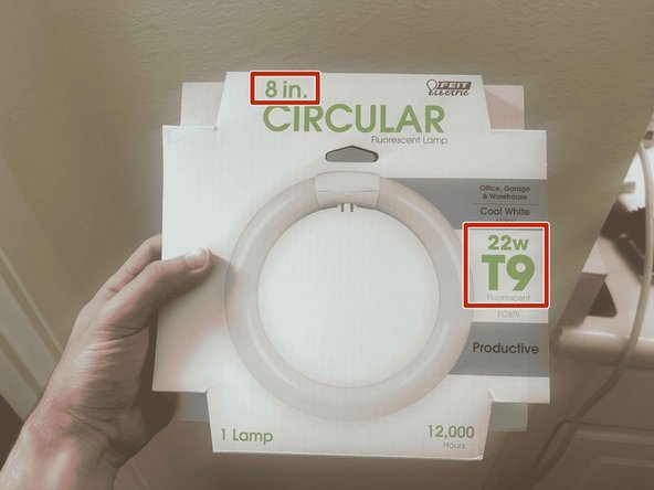 Circline Fluorescent Light Bulb Replacement: crwdns2935265:05crwdnd2935265:02crwdnd2935265:03crwdne2935265:0