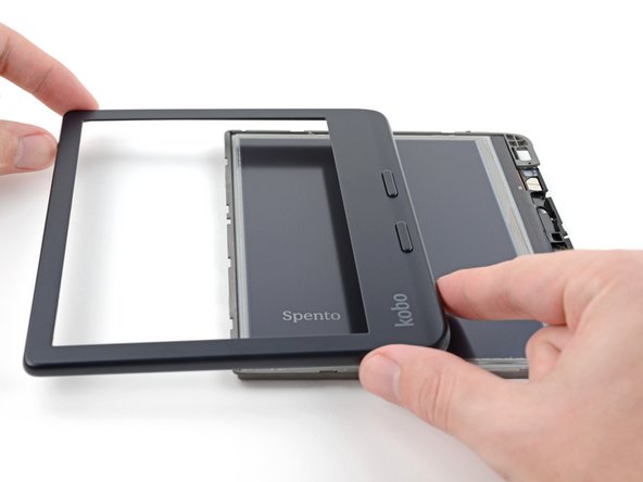 Kobo Libra Colour Front Cover Replacement, Remove the front cover: crwdns2935265:014crwdnd2935265:03crwdnd2935265:03crwdne2935265:0