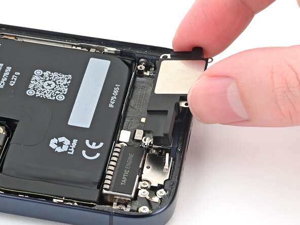 iPhone 15 Pro Battery Replacement, Install the loudspeaker: step 46, image 1 of 3