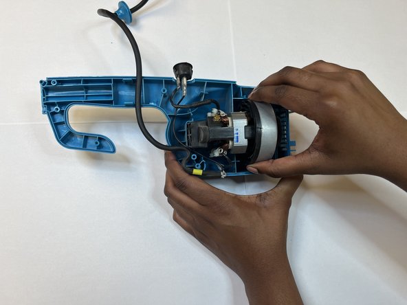 Disassembly and Cleaning of Series 2033 Bissell Featherweight Stick Bagless Vacuum Cleaner, Isolate Motor: step 13, image 2 of 3