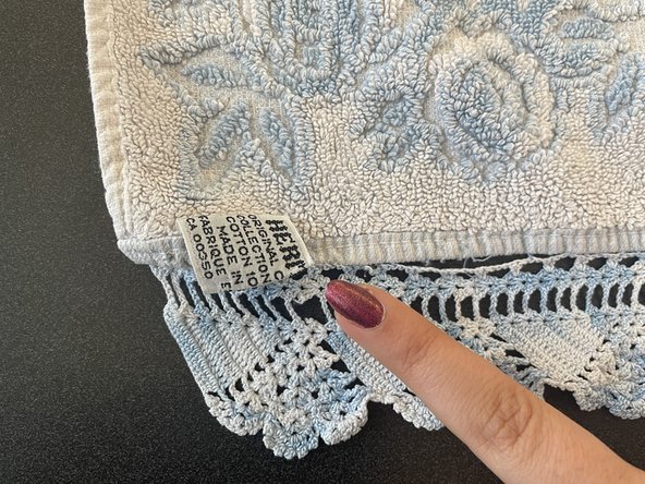 How to Repair Trim On a Decorative Towel: step 3, image 2 of 2