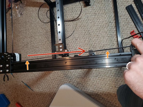 6. X Carriage and Belts, Belt Routing: crwdns2935265:07crwdnd2935265:02crwdnd2935265:03crwdne2935265:0