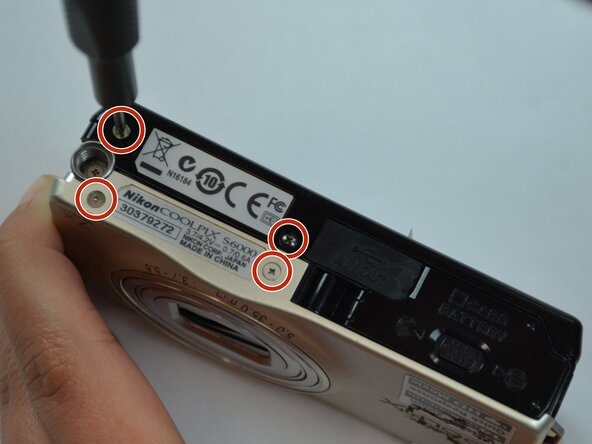 Nikon Coolpix s6000 Camera Lens Replacement: step 6, image 1 of 2