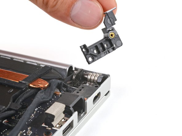 Razer Blade 15" (2020) Screen Replacement, Remove the right hinge cover: crwdns2935265:014crwdnd2935265:02crwdnd2935265:02crwdne2935265:0