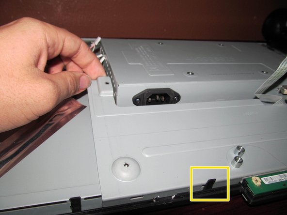 Acer AL2216W Capacitor Replacement, Remove the power supply shield (Part 2): crwdns2935265:012crwdnd2935265:03crwdnd2935265:03crwdne2935265:0