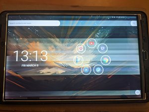 Samsung tablet screen not on sale working