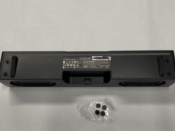 Razer Leviathan V2 X Disassembly Guide, Bottom Screw Covers: crwdns2935265:08crwdnd2935265:02crwdnd2935265:03crwdne2935265:0