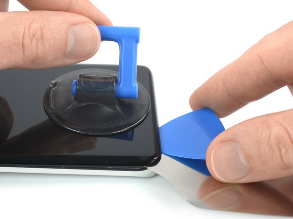 Huawei P40 Pro Screen Replacement, Insert an opening pick: step 26, image 2 of 2