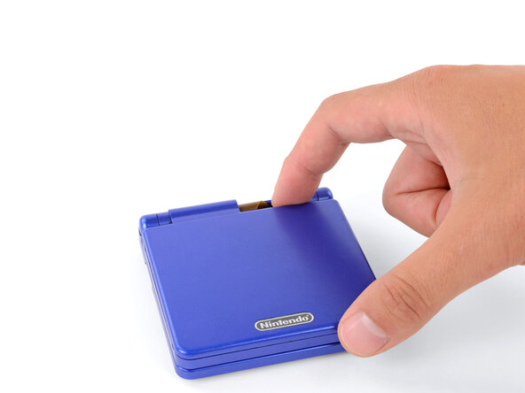 How to Reshell Your Game Boy Advance SP, Remove the top shell: crwdns2935265:025crwdnd2935265:01crwdnd2935265:03crwdne2935265:0