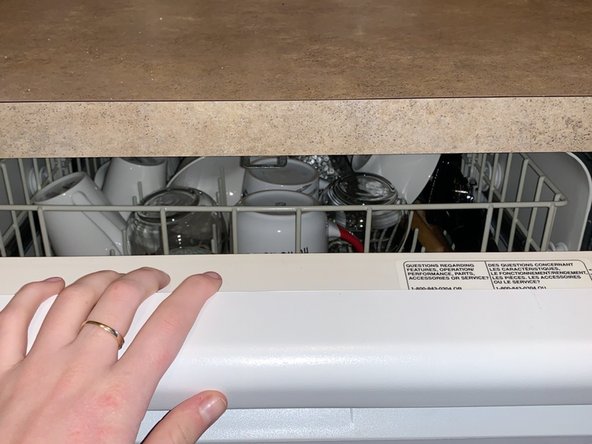 How to Fix a Whirlpool WDF330PAHW Door Latch: step 4, image 2 of 2