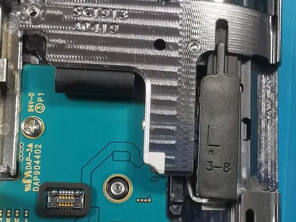 Samsung Galaxy A 80 Displayeinheit Zerlegung Zusammenbau Replacement, Slide Befestigung Rechts [L] entfernen: Schritt 8, Bild 1 von 3