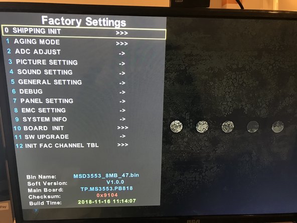 How to access hidden settings on RCA RT2806, NumPad Shortcut: crwdns2935265:03crwdnd2935265:02crwdnd2935265:02crwdne2935265:0