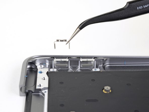 MacBook Air 13” Retina Display Late 2018 Upper Case Replacement, Remove the USB-C port brackets: step 62, image 2 of 2