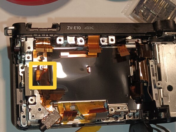 Teardown Sony ZV-E10 to reach SD card slot, Another Metal plate cover: step 7, image 3 of 3