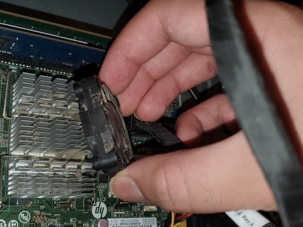 HP Desktop 550-A39 Fan Replacement: stap 0, afbeelding 2 van 2