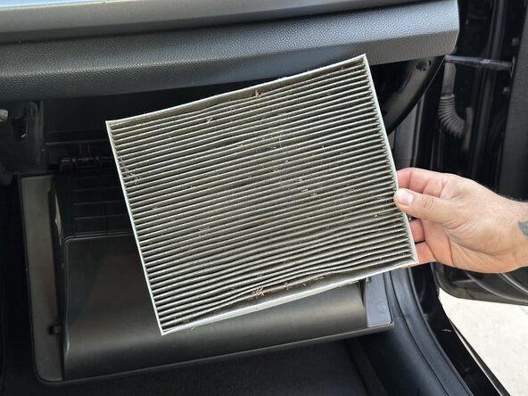 Kia Rio Cabin Filter Replacement: step 4, image 3 of 3