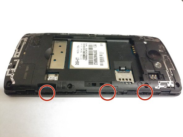 LG Risio Front Camera Replacement: step 5, image 2 of 3