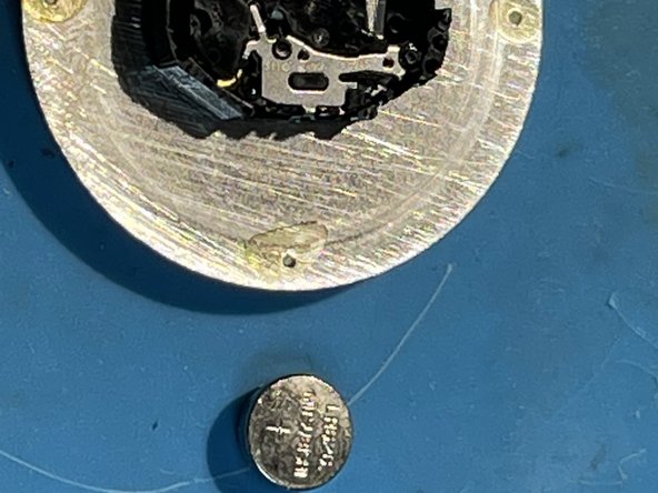 Cc quartz wristwatch Movement battery Replacement