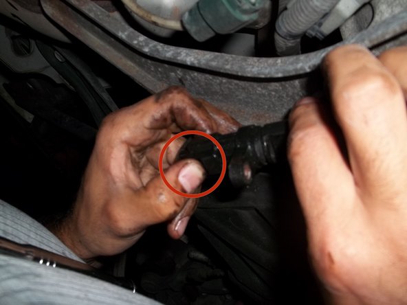 2003-2004 Infiniti G35 Sedan Crankshaft Position Sensor Replacement, Remove Crankshaft Position Sensor: crwdns2935265:013crwdnd2935265:02crwdnd2935265:03crwdne2935265:0