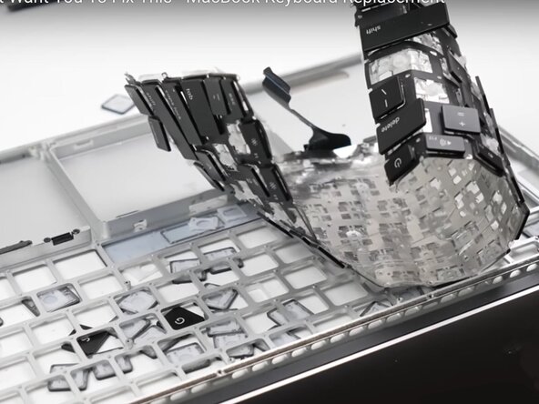 MacBook Pro 13" Retina Display Mid 2014 Keyboard Replacement, Removing the keyboard: crwdns2935265:05crwdnd2935265:02crwdnd2935265:02crwdne2935265:0