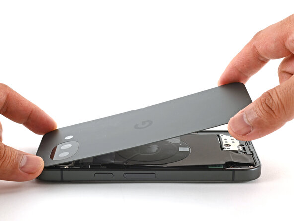 Google Pixel 10a Battery Replacement, Install the rear cover: step 47, image 1 of 3