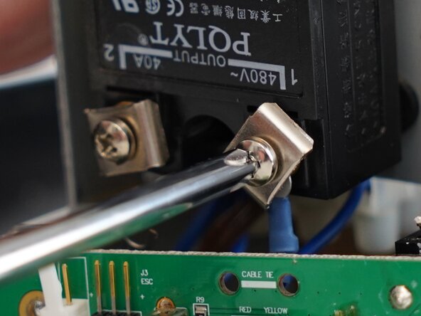 Kaffelogic Nano 7/LINK (A/B/C-N Serial) SSR Replacement, Remove the mains wiring: step 10, image 2 of 2