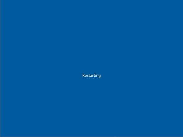 Resetting Windows 10