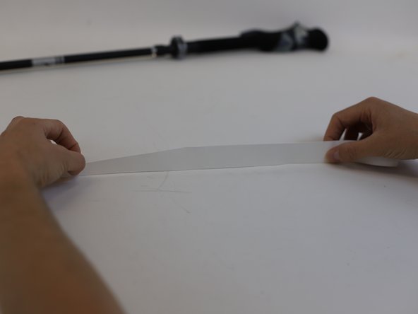 How to Grip a Hiking Pole, Prepare the grip tape: crwdns2935265:02crwdnd2935265:03crwdnd2935265:03crwdne2935265:0