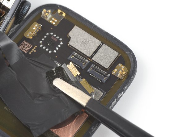 Apple Watch - Series 8 Screen Replacement, Disconnect the display cables: step 21, image 2 of 2