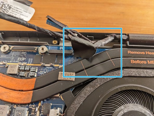 Dell Latitude 7420 Keyboard Replacement/Teardown, remove heat sink: step 10, image 2 of 3