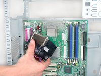 Removing HP Compaq dx2000MT CPU Cooler