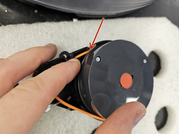 Roborock S7: Laser Distance Sensor Replacement, Tips on the rubber band: crwdns2935265:010crwdnd2935265:02crwdnd2935265:03crwdne2935265:0