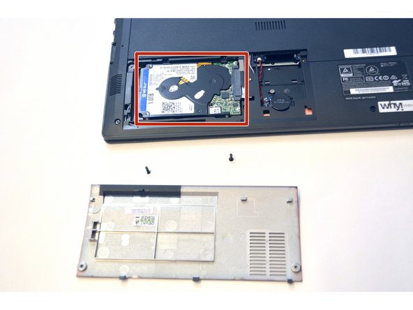 Replace HDD hard disk, HDD hard disk: step 4, image 1 of 2