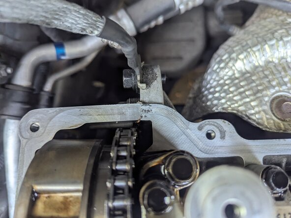Hyundai Accent Valve Cover Gasket Replacement, Add sealant: step 53, image 2 of 3