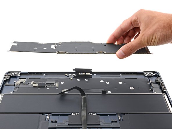 MacBook Air 15" 2023 Battery Replacement, Remove the logic board: crwdns2935265:037crwdnd2935265:02crwdnd2935265:03crwdne2935265:0