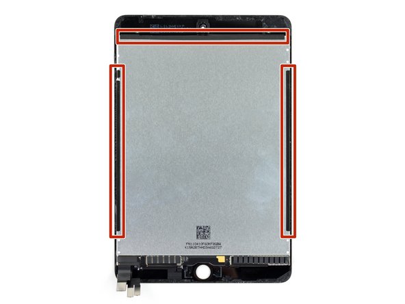 iPad mini 5 Wi-Fi Screen Replacement, Screen reassembly information: crwdns2935265:032crwdnd2935265:03crwdnd2935265:03crwdne2935265:0
