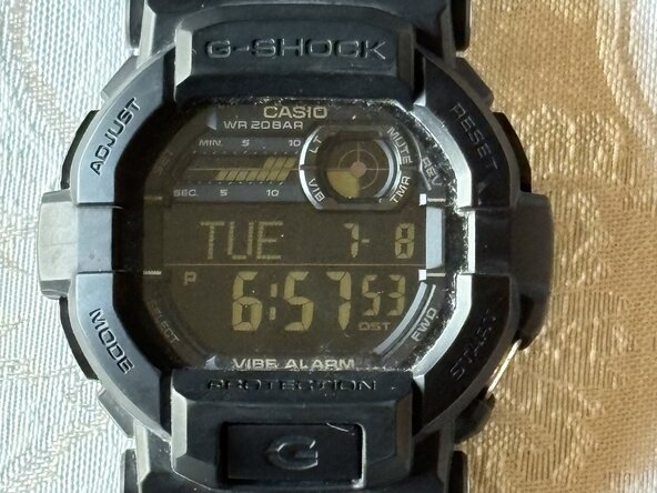 Casio G-Shock GD-350 Battery Replacement, Battery: crwdns2935265:01crwdnd2935265:01crwdnd2935265:02crwdne2935265:0