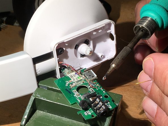 Teufel Airy Headphone Speaker Cable  Replacement (right), Solder Replacement Wires: crwdns2935265:06crwdnd2935265:02crwdnd2935265:03crwdne2935265:0