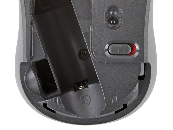 How to Open Your Logitech M240 Wireless Mouse, Remove the case screw: crwdns2935265:05crwdnd2935265:02crwdnd2935265:02crwdne2935265:0