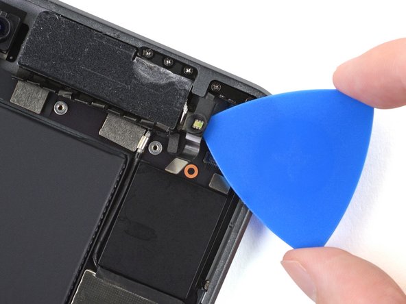 iPad mini 5 Wi-Fi Power Button Cable Replacement, Detach the power button cable: step 42, image 2 of 2