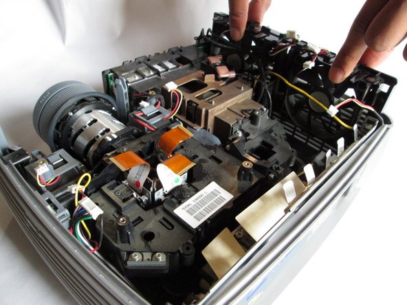 InFocus LP540 Projector Main Fans Replacement, Main Fans: crwdns2935265:07crwdnd2935265:02crwdnd2935265:02crwdne2935265:0