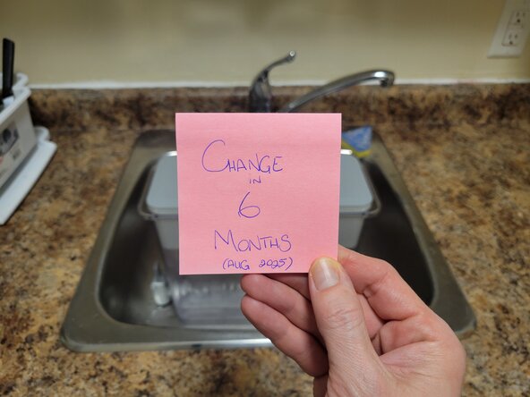 Brita Ultramax Water Filtration Dispenser Filter Replacement: step 7, image 1 of 2