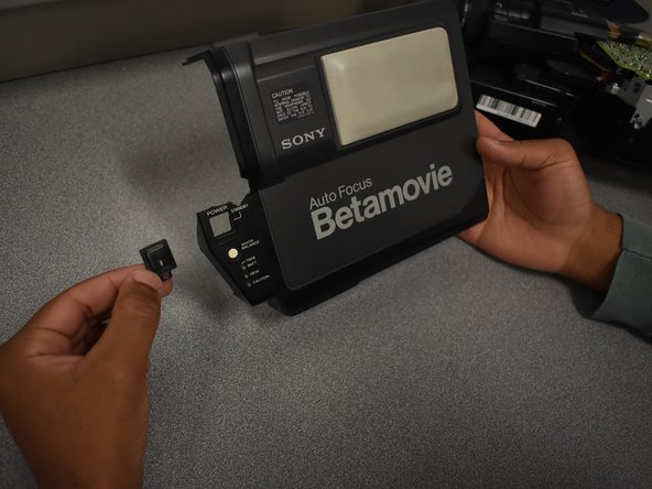 Sony Betamovie BMC-220 Power Button Replacement: step 6, image 3 of 3
