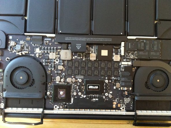 How to reapply thermal paste to MacBook Pro 15" Retina Display Mid 2012 CPU and GPU: step 6, image 1 of 1