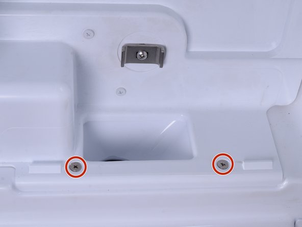 LG Refrigerator Upper Ice Maker Assembly Replacement, Remove the ice maker assembly screws: crwdns2935265:03crwdnd2935265:02crwdnd2935265:02crwdne2935265:0