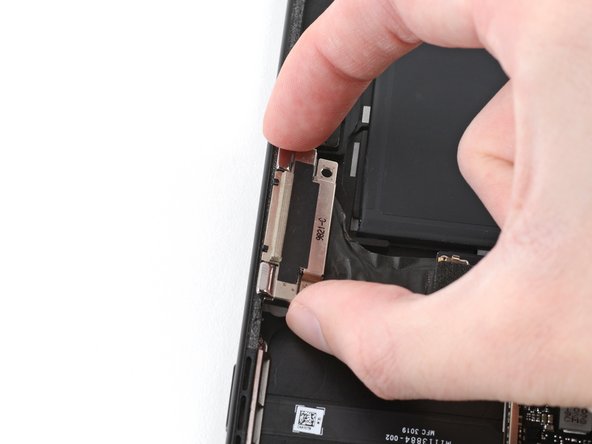 Microsoft Surface Pro X Volume Button Cable Replacement, Move the Surface Connect port: passo 82, immagine 2 di 2