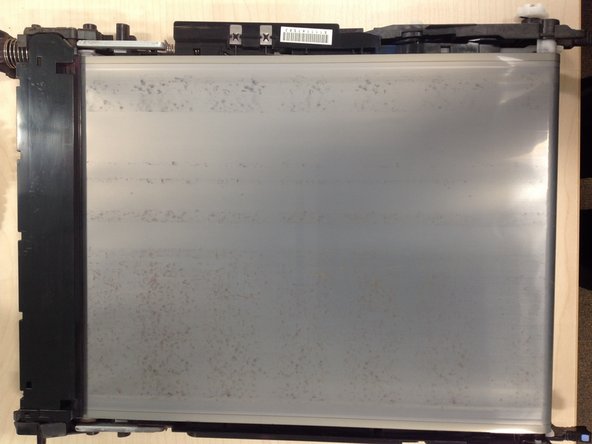 Cleaning the Intermediate Transfer Belt (ITB), Diagnosis: step 1, image 2 of 3